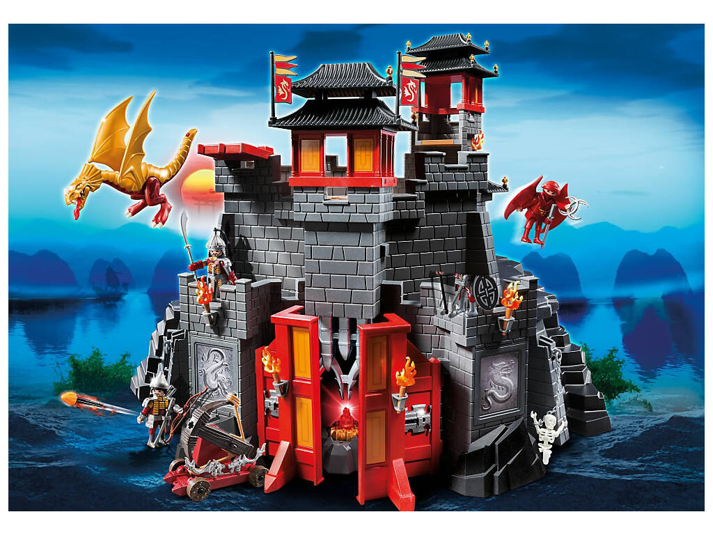 Playmobil Gran Château du Dragon Asiatique 