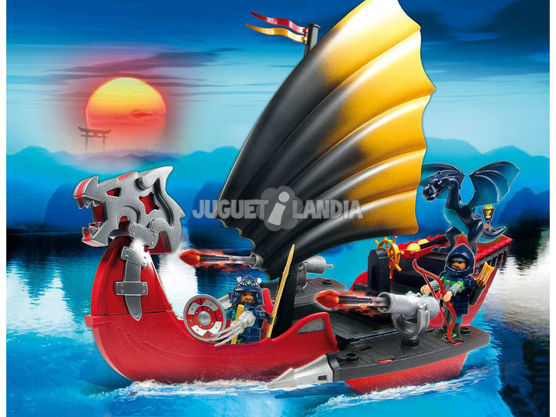 Playmobil Barco de Batalla del Dragon