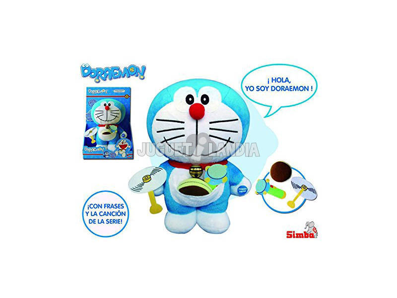 Doraemon Plapperndes Plüschtier 30 cm.
