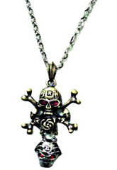 Pendentif T�te de Mort de m�tal