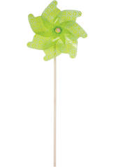Moinho de Vento Verde 106 cm.