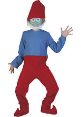 Fantasia de Gnomo Vermelho Menino Tamanho S 