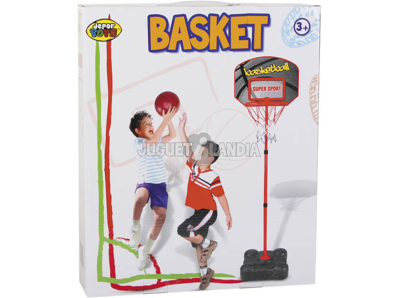 Canasta Basket con Pie y Pelota