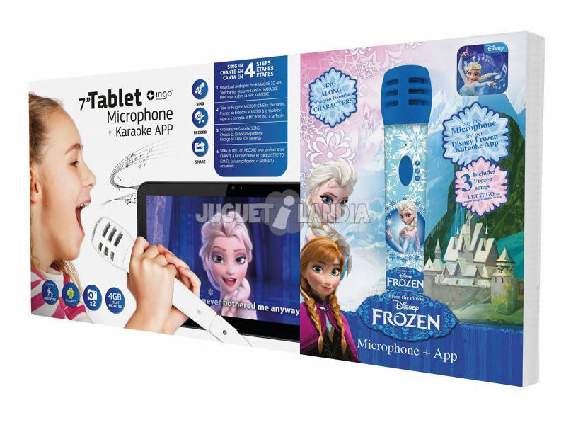 Frozen pack tablet 7 con Micro Karaoke