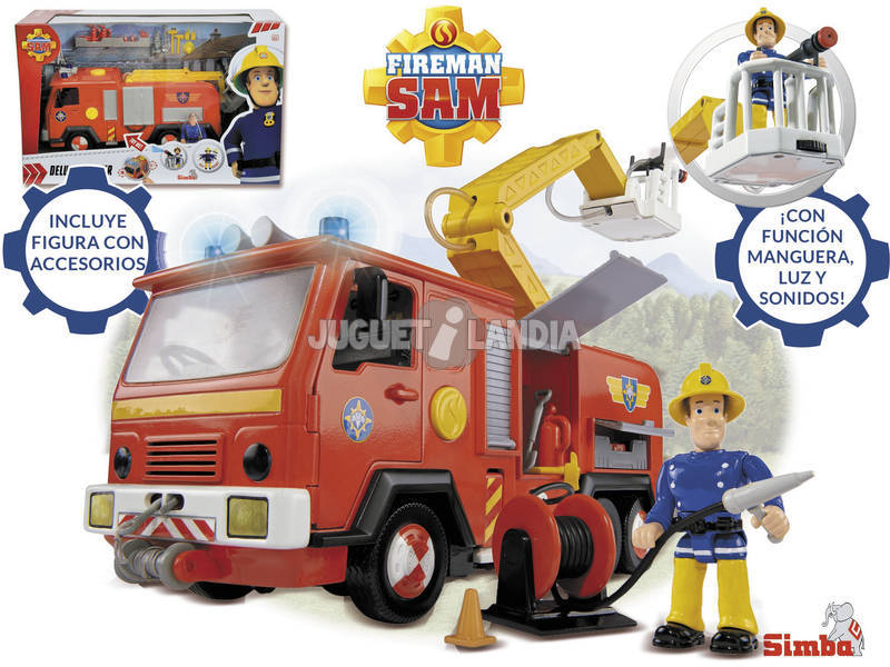 Fireman Sam Camion Jupiter avec figurine