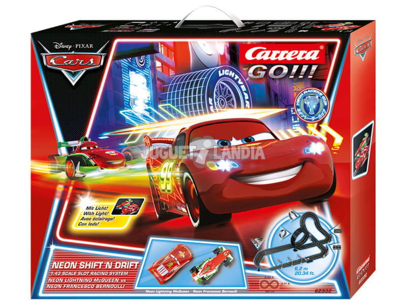Circuito Go Cars Neon Macchine Con Luce