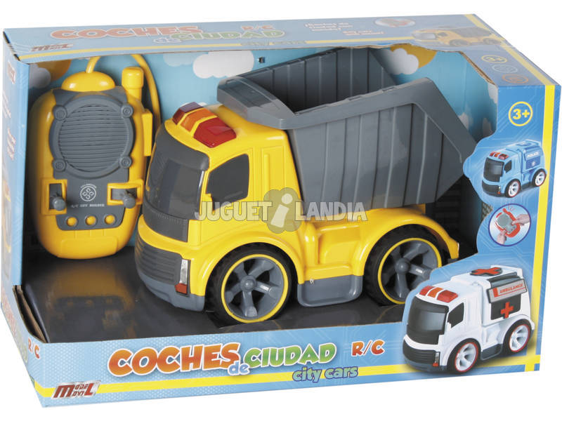 Véhicule Radio Contrôle Camion à Benne avec Son 17 cm