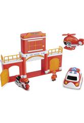 Esta��o de Bombeiros de Brinquedo com Ve�culos 
