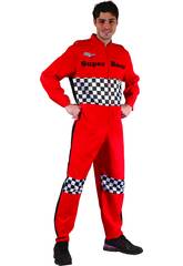 Disfraz Piloto de Carreras Hombre Talla XL