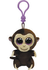 Chaveiro Coco Luxuoso Mono Castanho 10 cm