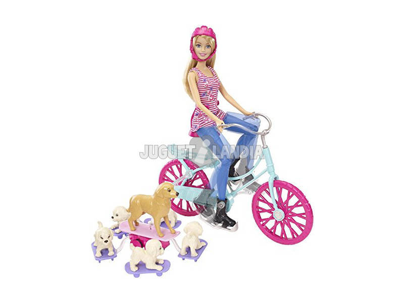 Barbie Vélo et animaux de compagnie