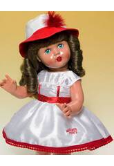 Vestido Shantu Blanco y Rojo