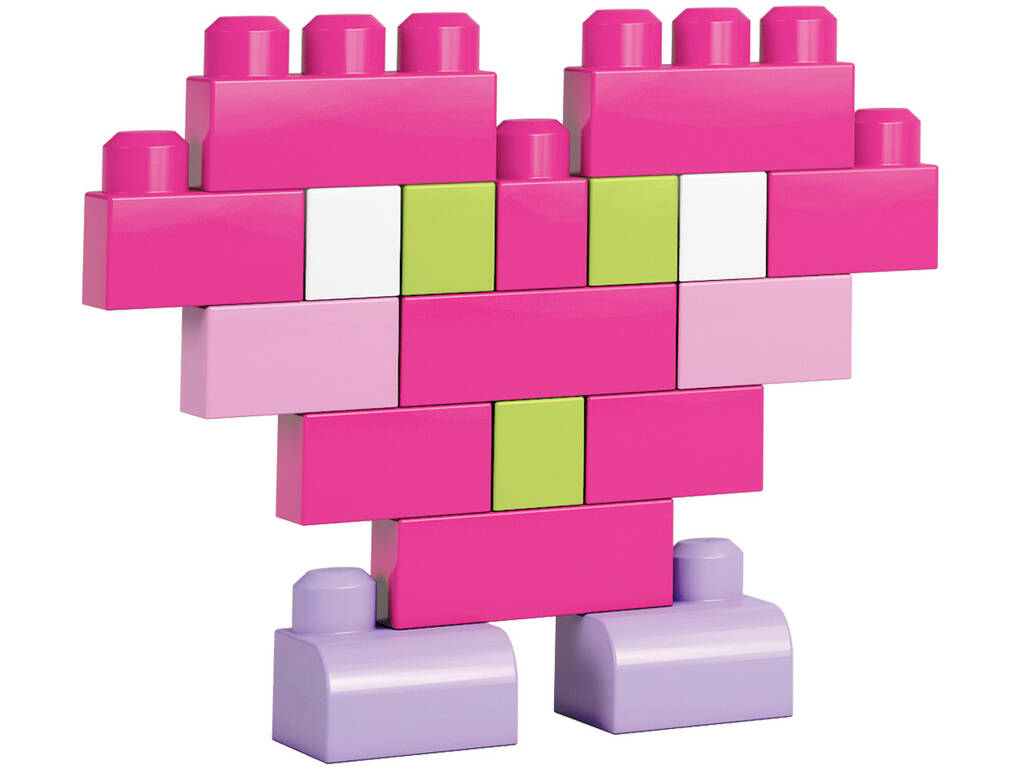 Mega Bloks Saco Rosa 80 Peças Mattel DCH62