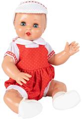 Juanin Prez Baby Set Pichi Rot und Strickmtze Mariquita Prez JB05061