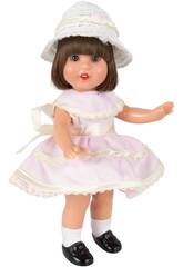 Mini Mariquita Prez Vestido Rosa con Sombrero