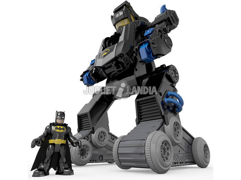 Mattel- Imaginext Batman Bat Bot, Personaggio Articolato, Giocattolo per Bambini 3+ Anni, DMT82
