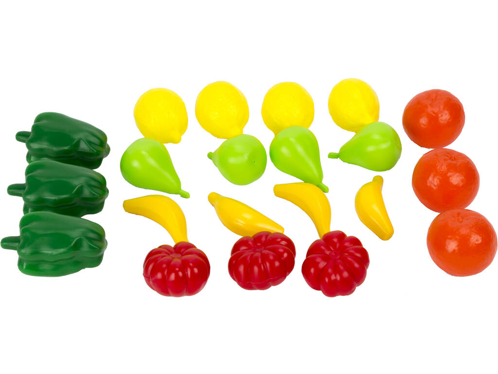 Frutas y Verduras 21 piezas Vicam Toys 01-JU