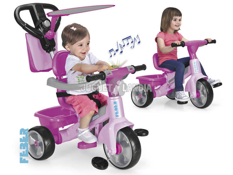 Triciclo Baby Plus Music Pink