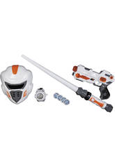 Set Espacial Sabre, M�scara, Pistola e Lan�a Disco 
