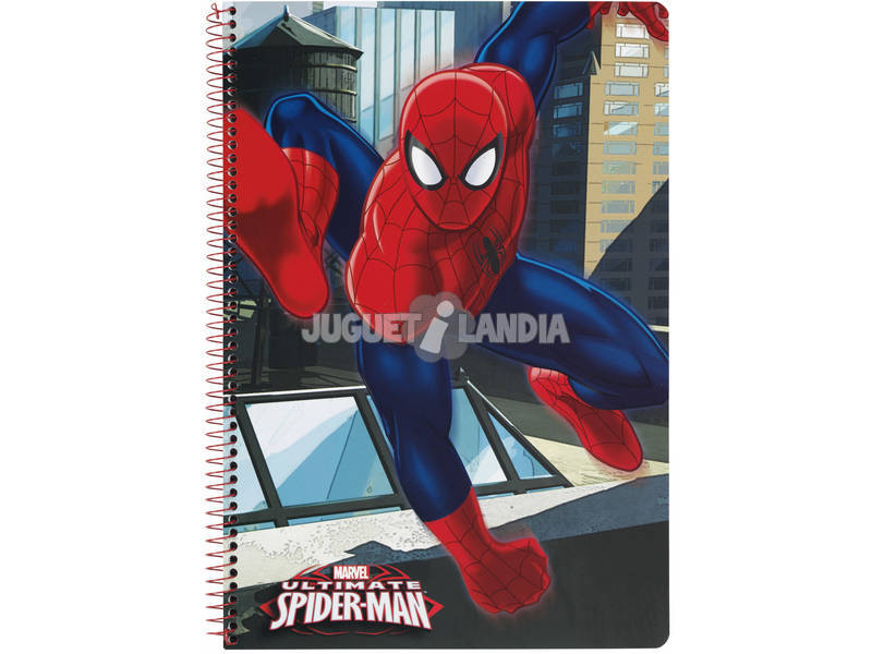 Quaderno Copertina rigida 80 fogli Spiderman