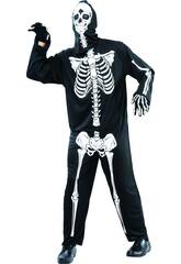 Déguisement Squelette Terrorifique Homme taille XL