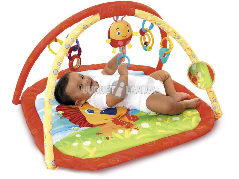 Bright Starts- 2-In-1 Silly Sunburst Activity Gym & Saucer, Multicolore