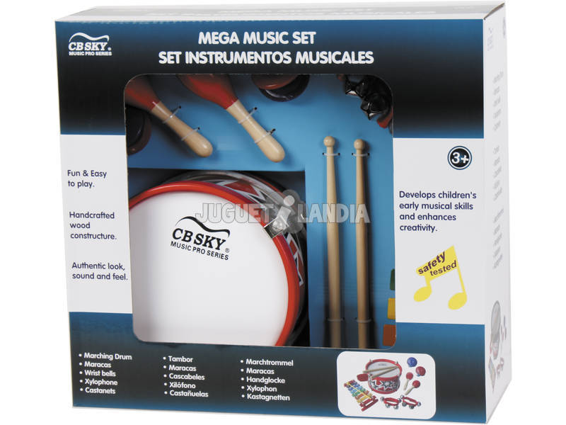 Set Musical 5 Instrumentos De Percusión