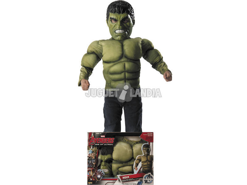 Déguisement Garçon Hulk Av2 Muscles avec Masque