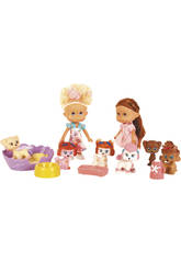 Set Jumelles et Animaux de Compagnie avec Accessoires