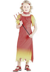 Disfraz Demonia Fuego Ni�a Talla S