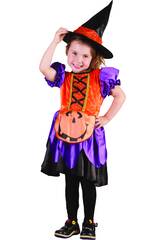 Disfraz Bruja Calabaza Feliz Beb� Talla M