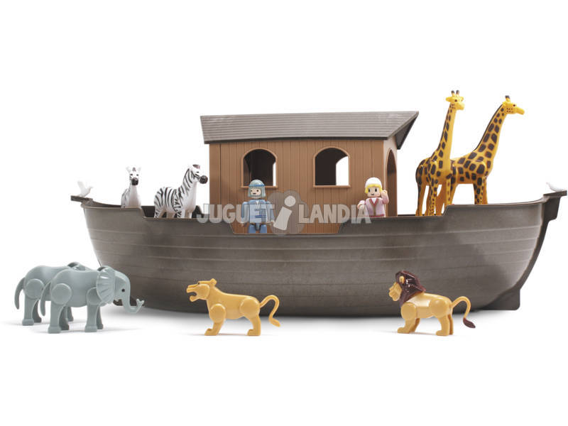 Arca di Noè Con Animali e Personaggi