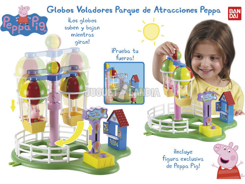 Peppa Pig Globos Voladores Parque de Atracciones