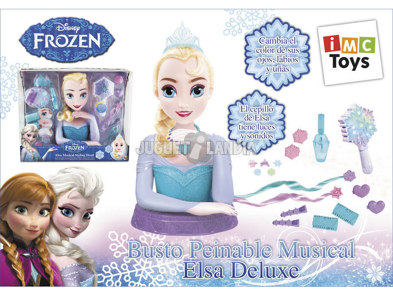 Buste pour Coiffer Elsa Deluxe Frozen