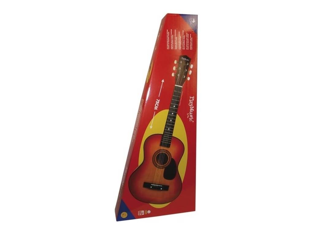 Guitare en bois 75 cm par Reig 7062