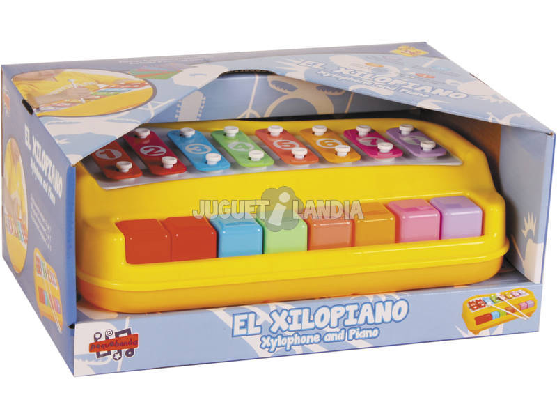 Acheter Piano Xylophone pour enfants rouge - Juguetilandia