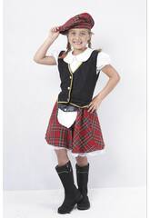 Fantasia Escocesa Menina Tamanho S 
