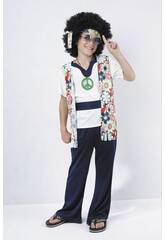 Hippie Kostüm für Kinder Größe S