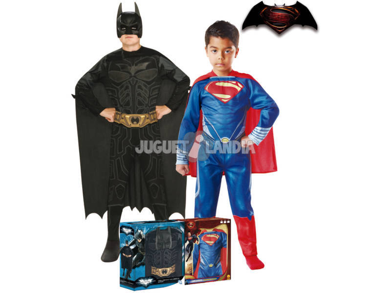 Disfraz Niño Batman-Superman 2x1 T-M
