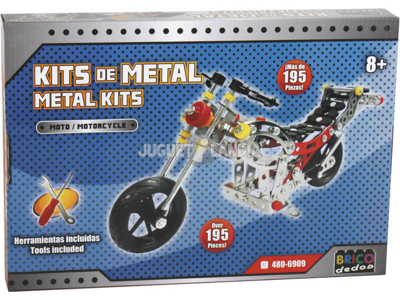 Motocicleta Kustom Metal 195 piezas