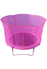 Trampolin rosa 396 cm  X 260 cm mit Netz