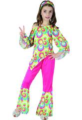 Disfarce Hippie Menina Tamanho M