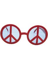 Gafas Simbolo de la Paz Rojas