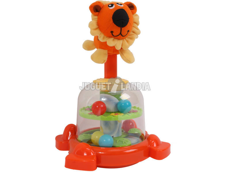 Appuie et tourne 24 cm petites bêtes jungle lion