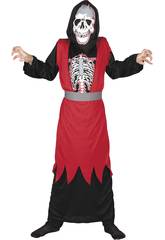 D�guisement Squelette M�chant Gar�on Taille XL