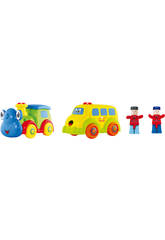 Playset 2 Ve�culos 15 cm. Com luz e sons