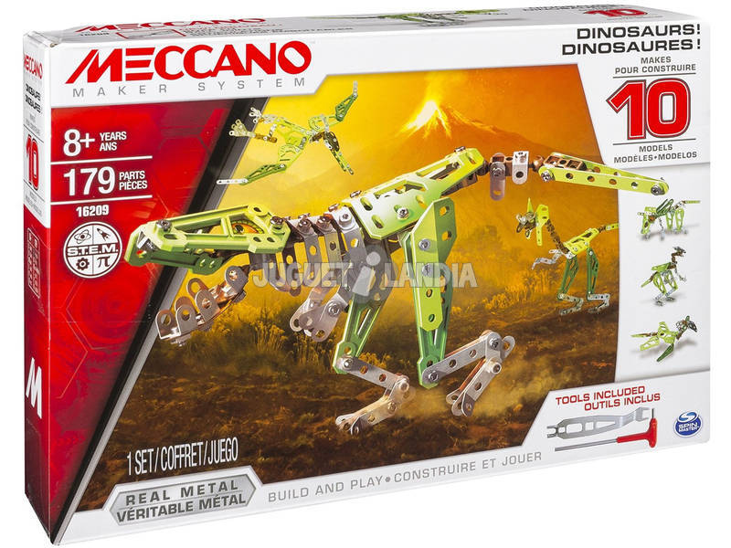 Dinosaures Meccano 10 modèles