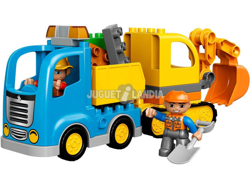 Lego Duplo Town Camion e Scavatrice Cingolata 10812