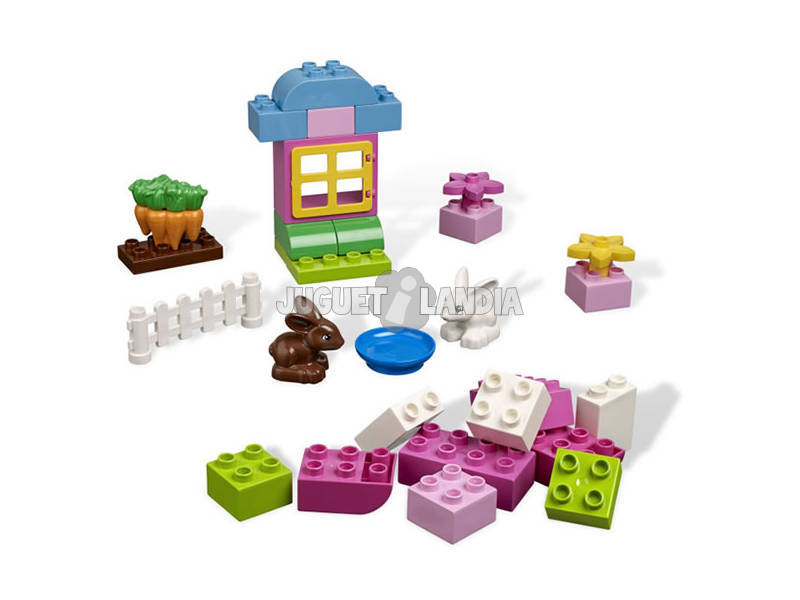 Lego Duplo Contenitore Rosa mattoncini