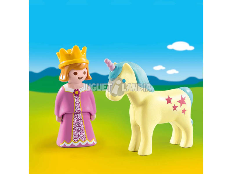 Playmobil 1,2,3 Principessa con Unicorno Playmobil 70127